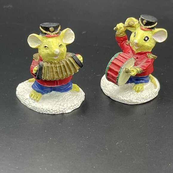 Holiday Musical Mice Christmas Figureine Dept 35 AC More - Picture 2 of 7